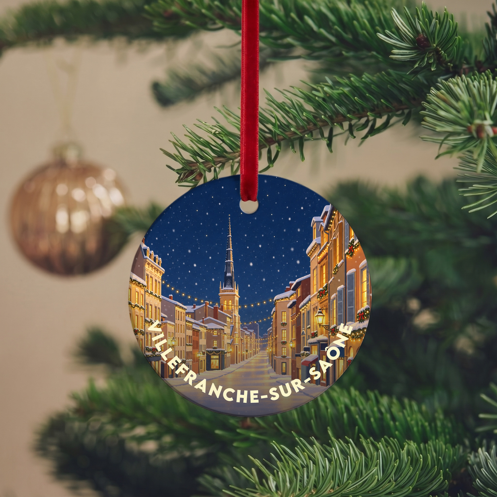 Suspension de Noël Villefranche-sur-Saône - version Nuit de Noël