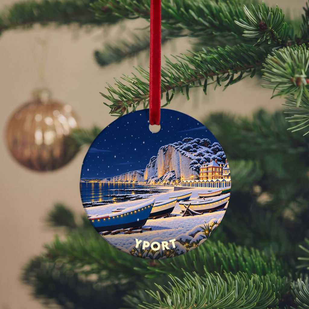 Suspension de Noël Yport - version Nuit de Noël