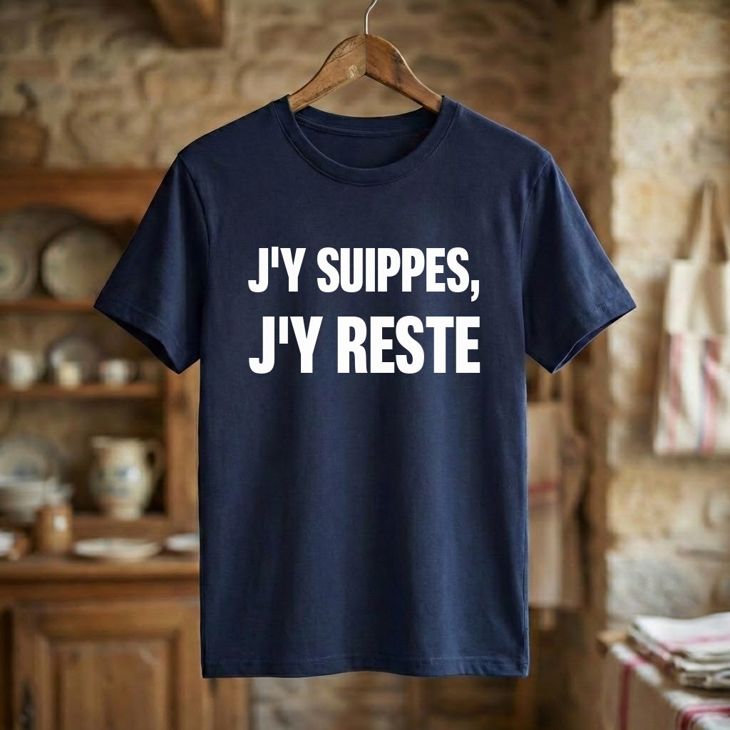Tee-shirt Bleu marine souvenir de Suippes
