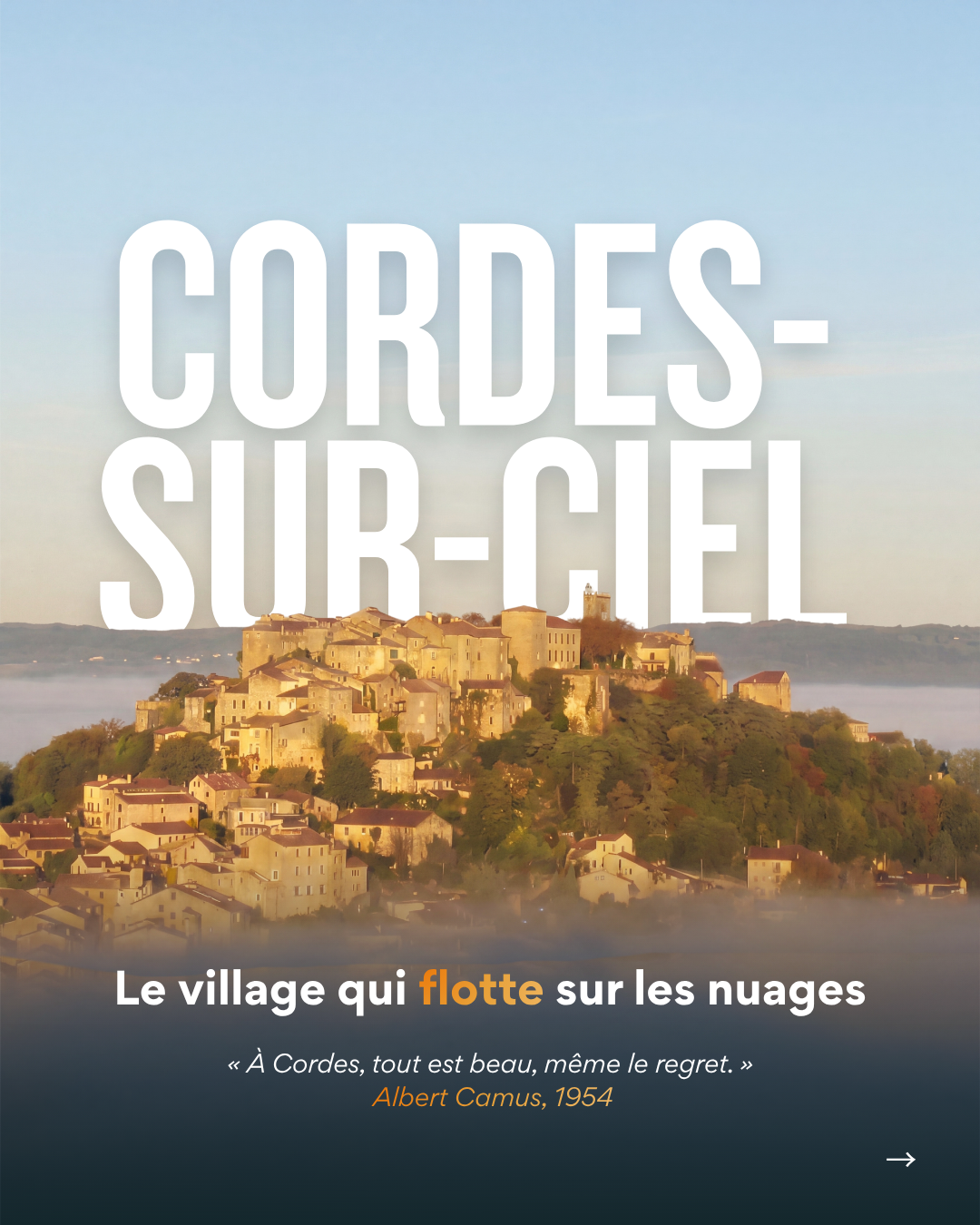 Le château volant de Miyazaki, c’est Cordes-sur-Ciel.