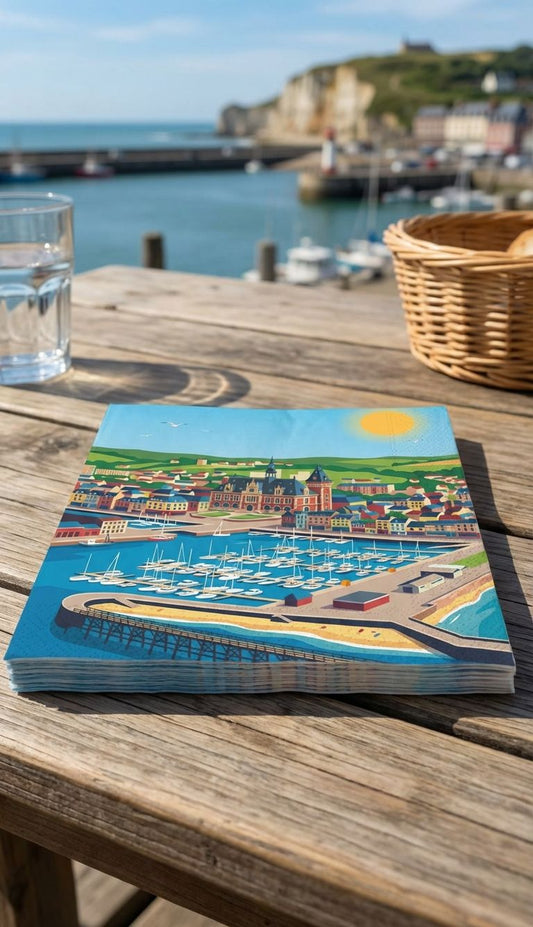 Serviettes en papier - Fécamp