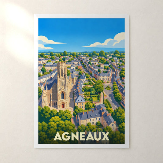 Affiche Agneaux – sans cadre, accrochée au mur
