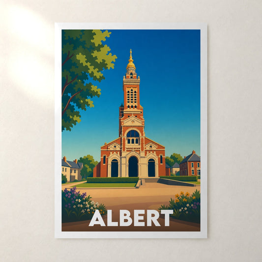 Affiche Albert – sans cadre, accrochée au mur