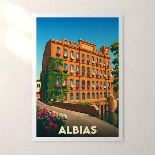 Affiche Albias – sans cadre, accrochée au mur