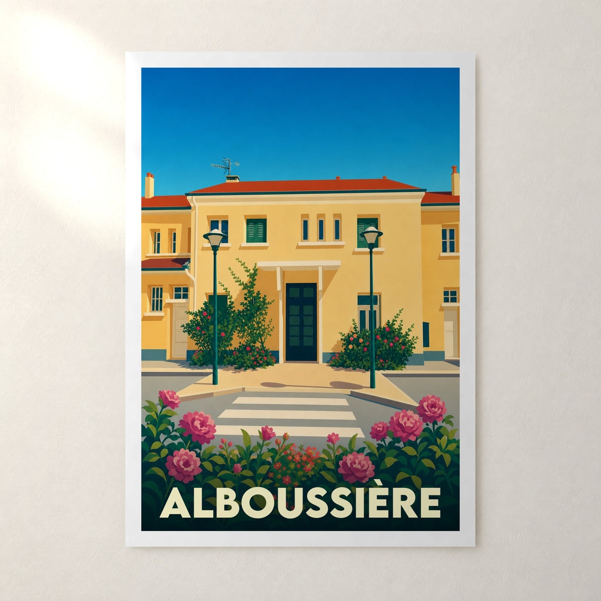 Affiche Alboussière – sans cadre, accrochée au mur