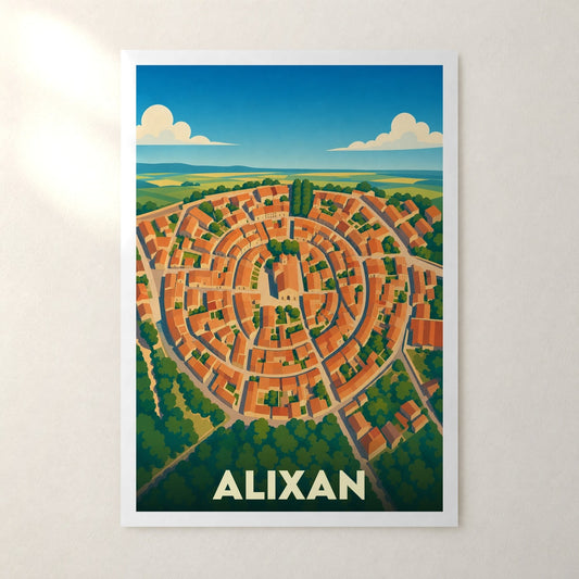 Affiche Alixan – sans cadre, accrochée au mur