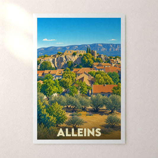 Affiche Alleins – sans cadre, accrochée au mur