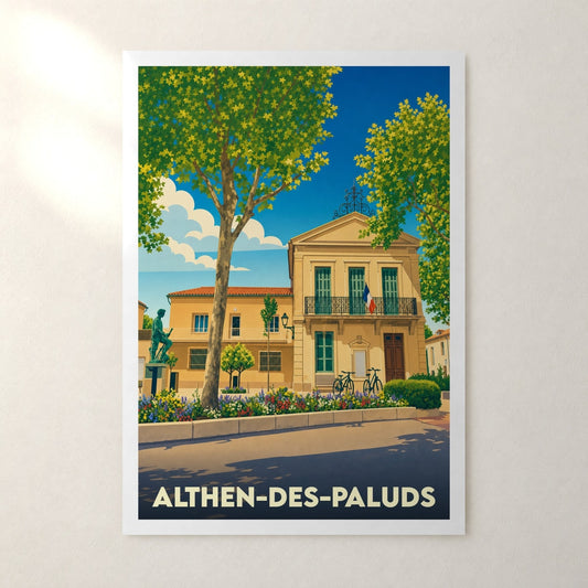 Affiche Althen-des-Paluds – sans cadre, accrochée au mur