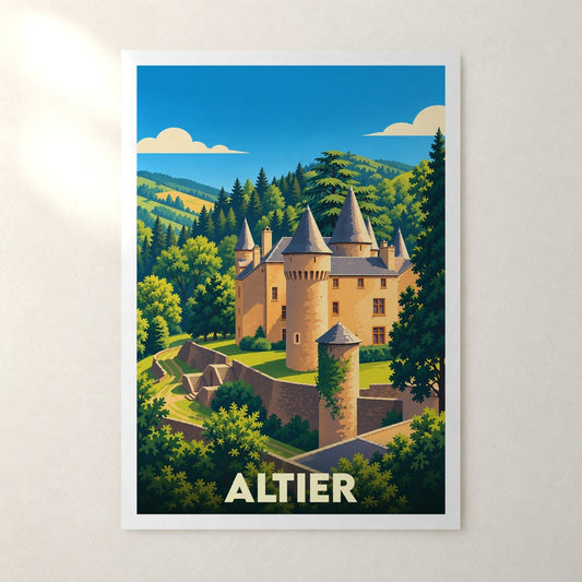 Affiche Altier – sans cadre, accrochée au mur