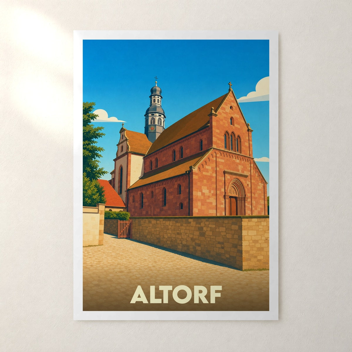 Affiche Altorf – sans cadre, accrochée au mur