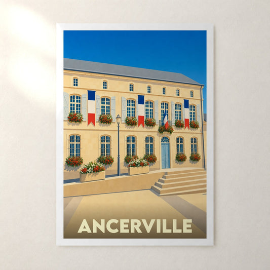 Affiche Ancerville – sans cadre, accrochée au mur