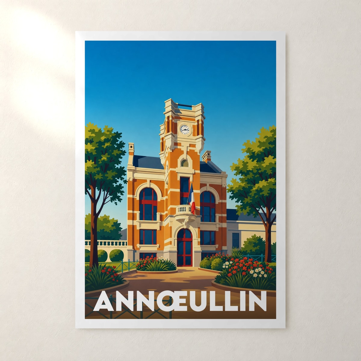 Affiche Annœullin – sans cadre, accrochée au mur