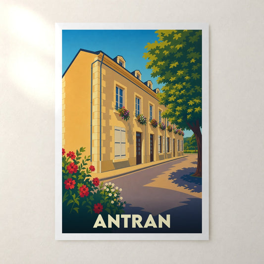 Affiche Antran – sans cadre, accrochée au mur