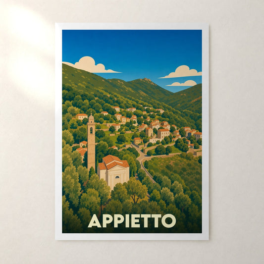 Affiche Appietto – sans cadre, accrochée au mur