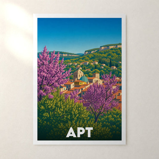 Affiche Apt – sans cadre, accrochée au mur