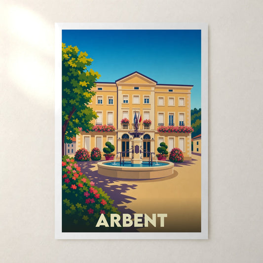 Affiche Arbent – sans cadre, accrochée au mur