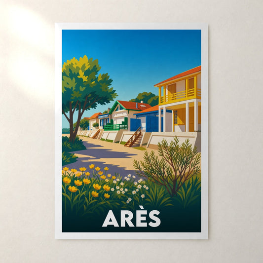 Affiche Arès – sans cadre, accrochée au mur