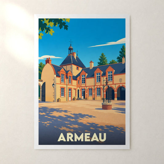 Affiche Armeau – sans cadre, accrochée au mur