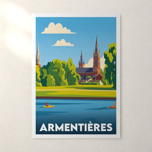 Affiche Armentières – sans cadre, accrochée au mur