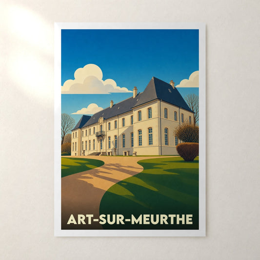 Affiche Art-sur-Meurthe – sans cadre, accrochée au mur