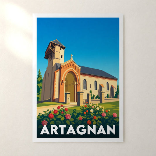 Affiche Artagnan – sans cadre, accrochée au mur