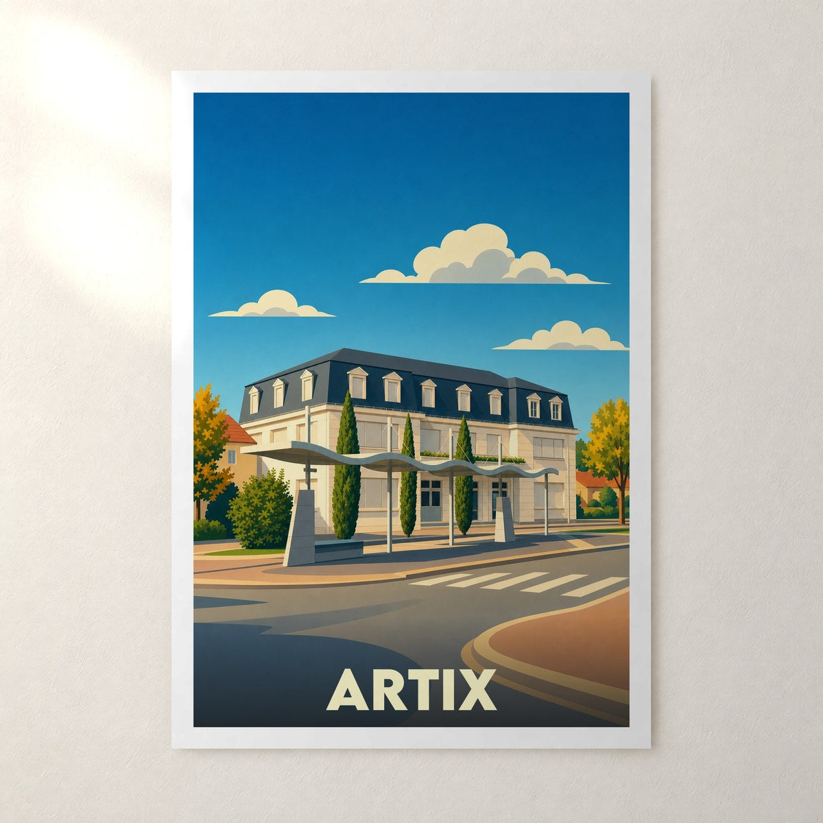Affiche Artix – sans cadre, accrochée au mur
