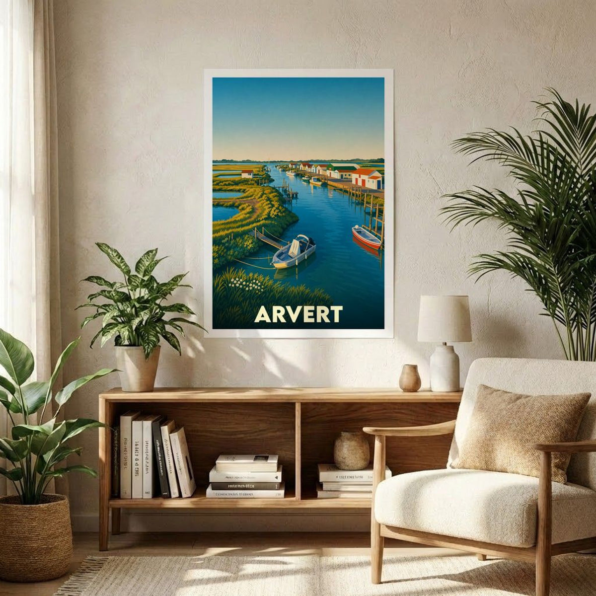 Affiche A1 (59,4 x 84,1 cm) Sans cadre souvenir de Arvert