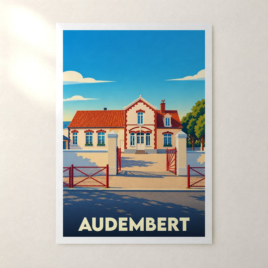 Affiche Audembert – sans cadre, accrochée au mur