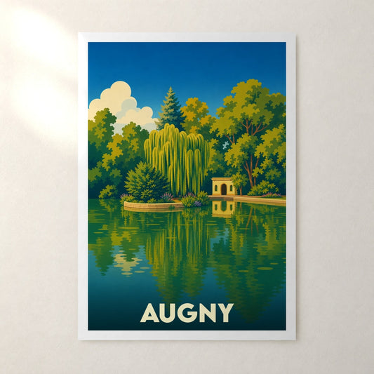 Affiche Augny – sans cadre, accrochée au mur