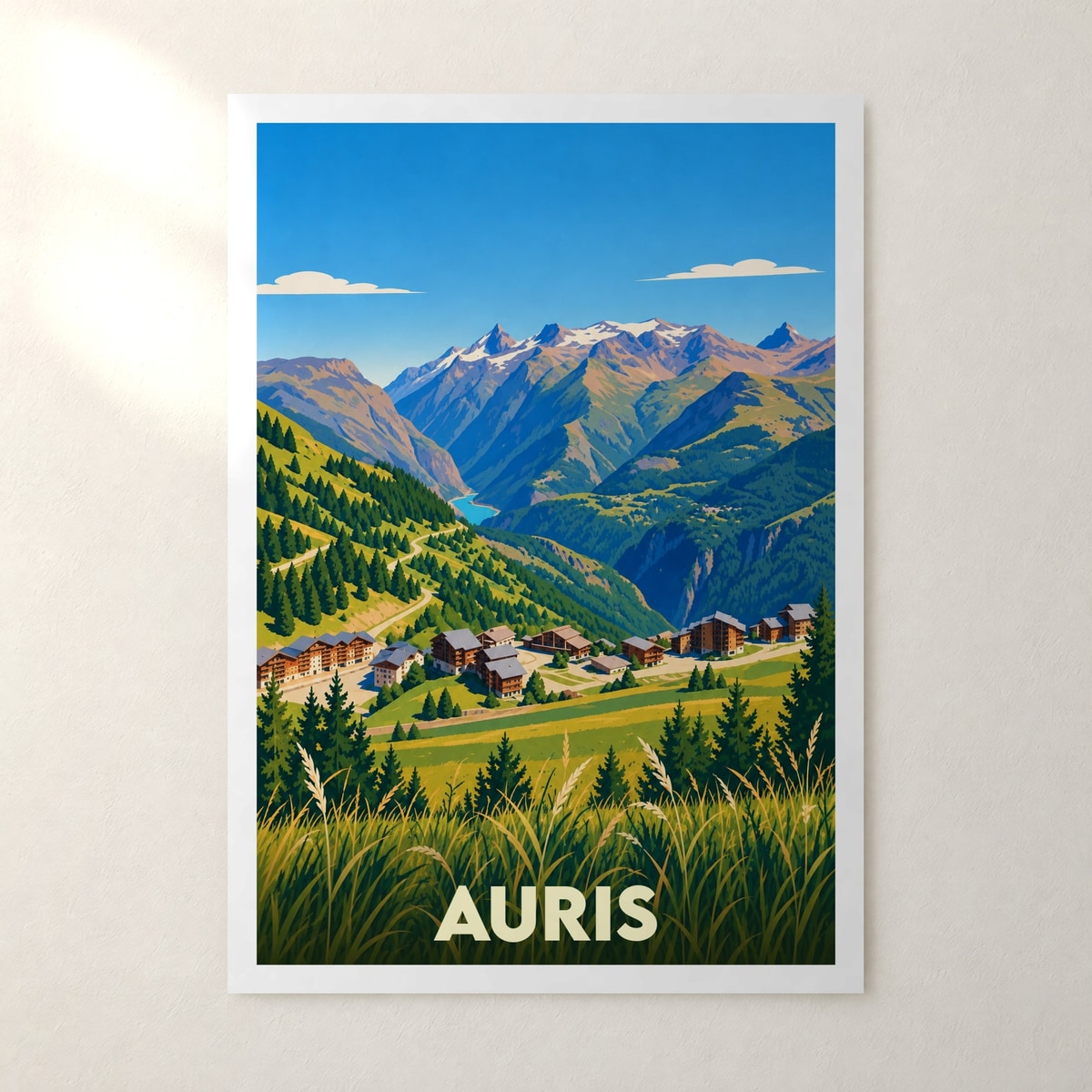 Affiche Auris – sans cadre, accrochée au mur