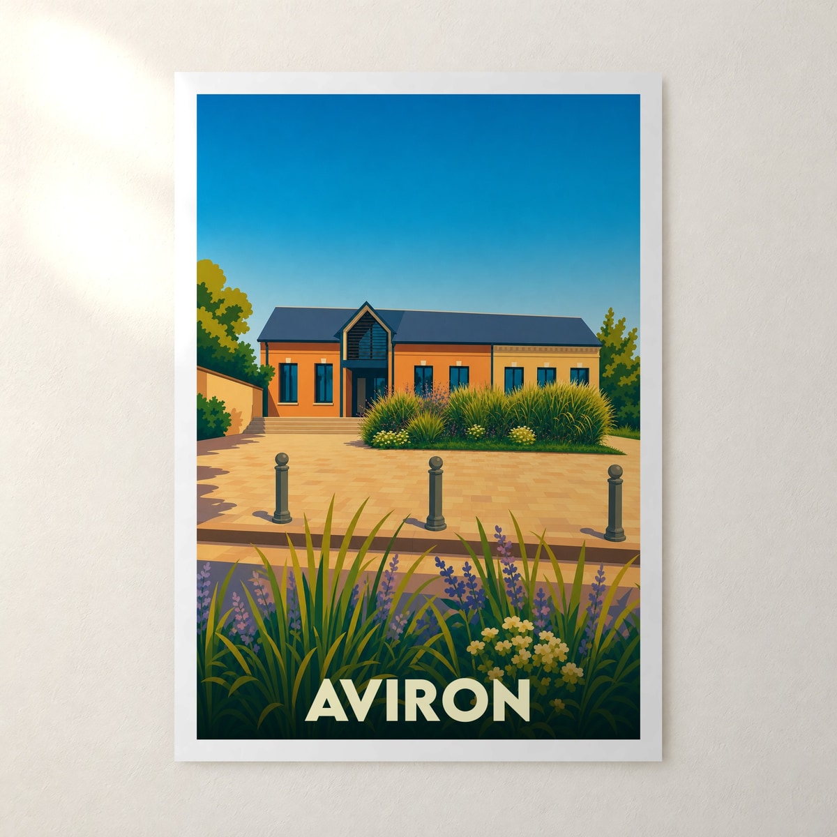 Affiche Aviron – sans cadre, accrochée au mur