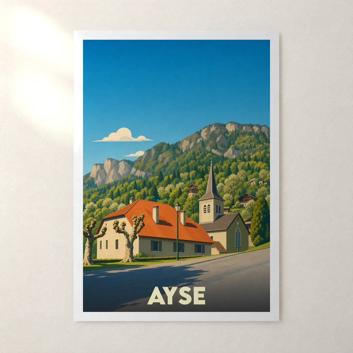 Affiche Ayse – sans cadre, accrochée au mur