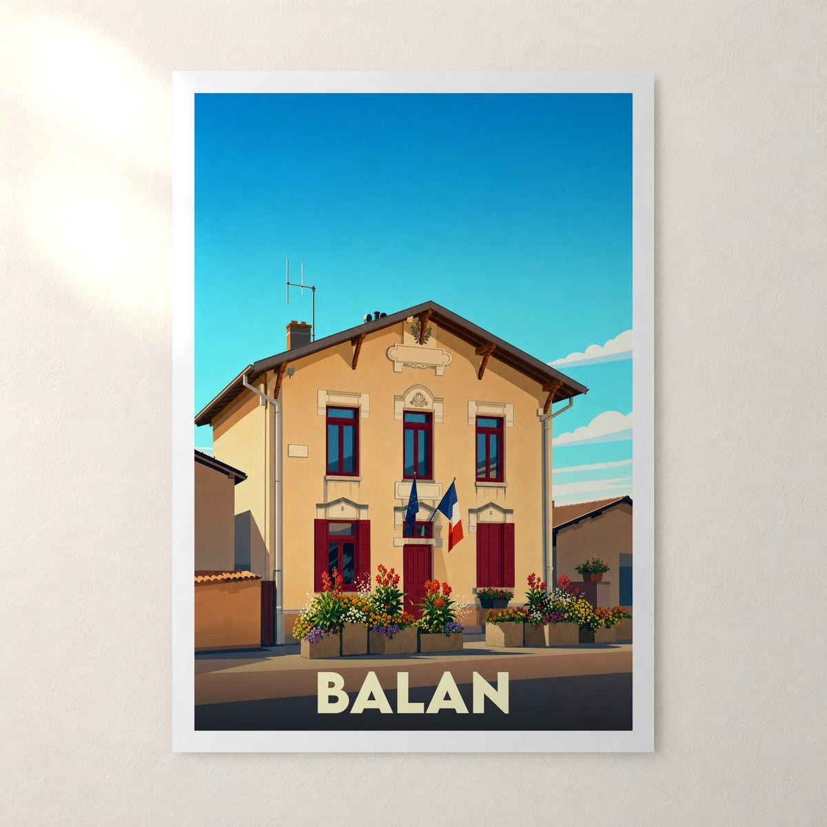 Affiche Balan – sans cadre, accrochée au mur