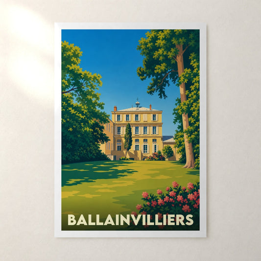 Affiche Ballainvilliers – sans cadre, accrochée au mur