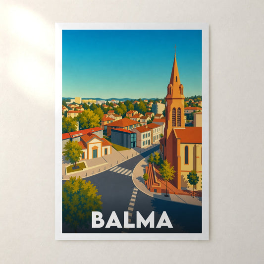 Affiche Balma – sans cadre, accrochée au mur