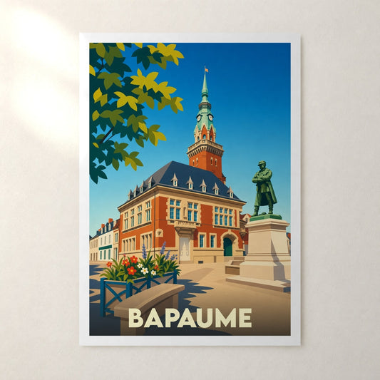 Affiche Bapaume – sans cadre, accrochée au mur