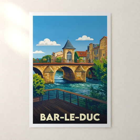 Affiche Bar-le-Duc – sans cadre, accrochée au mur