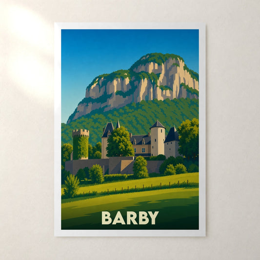 Affiche Barby – sans cadre, accrochée au mur