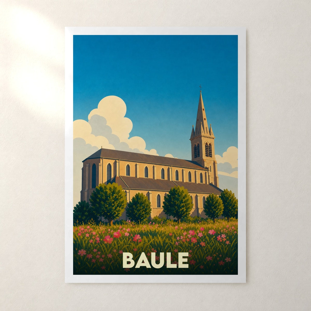 Affiche Baule – sans cadre, accrochée au mur