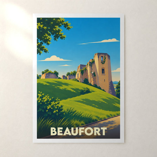 Affiche Beaufort (Nord) – sans cadre, accrochée au mur