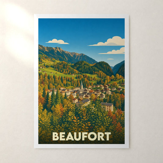 Affiche Beaufort – sans cadre, accrochée au mur