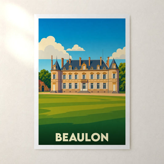 Affiche Beaulon – sans cadre, accrochée au mur