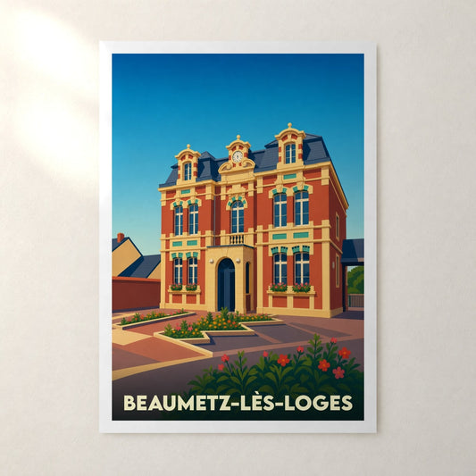 Affiche Beaumetz-lès-Loges – sans cadre, accrochée au mur