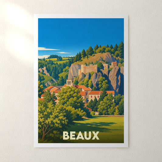 Affiche Beaux – sans cadre, accrochée au mur