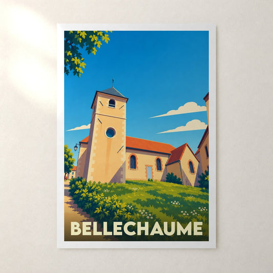 Affiche Bellechaume – sans cadre, accrochée au mur