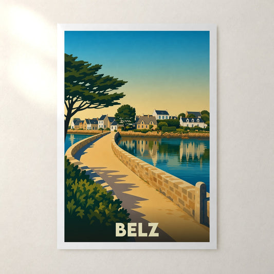 Affiche Belz – sans cadre, accrochée au mur