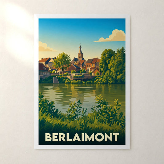 Affiche Berlaimont – sans cadre, accrochée au mur