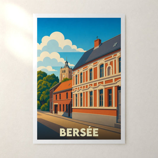Affiche Bersée – sans cadre, accrochée au mur