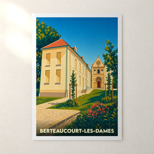 Affiche Berteaucourt-les-Dames – sans cadre, accrochée au mur