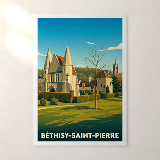 Affiche Béthisy-Saint-Pierre – sans cadre, accrochée au mur